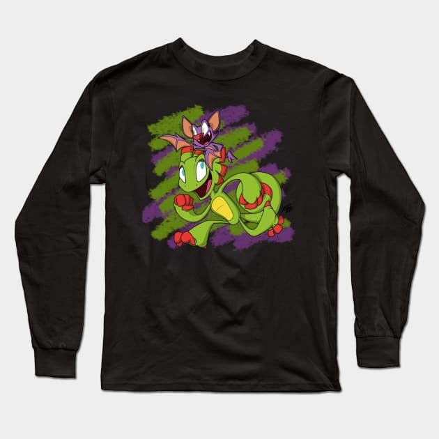 Yooka-Laylee Long Sleeve T-Shirt by soldominotees